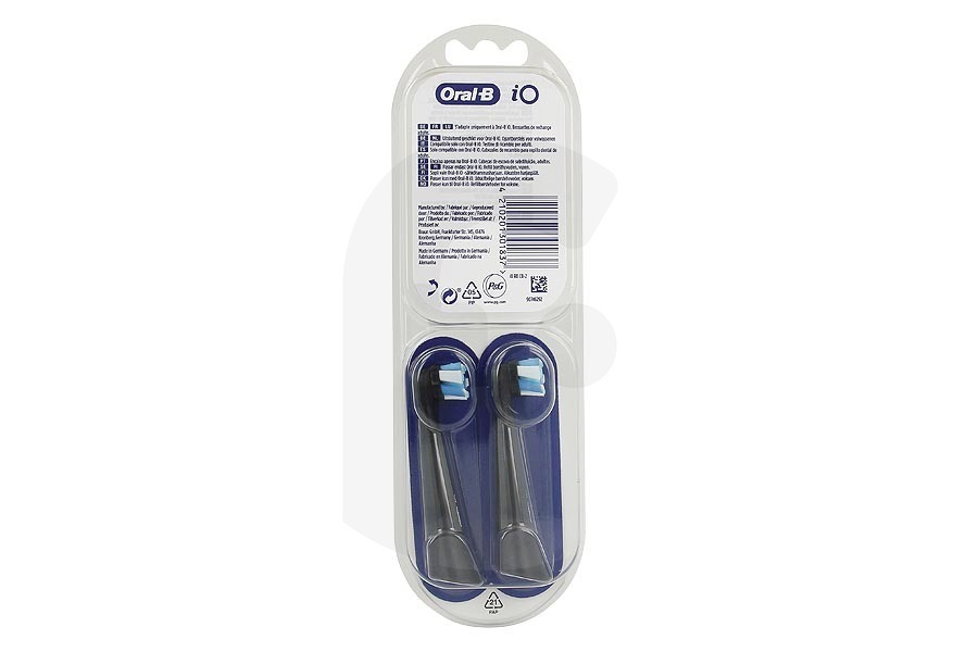 OralB Cepillo de dientes eléctrico Oral-B iO Ultimate Clean Black 2 piezas cepillo de dientes eléctrico 4210201301837