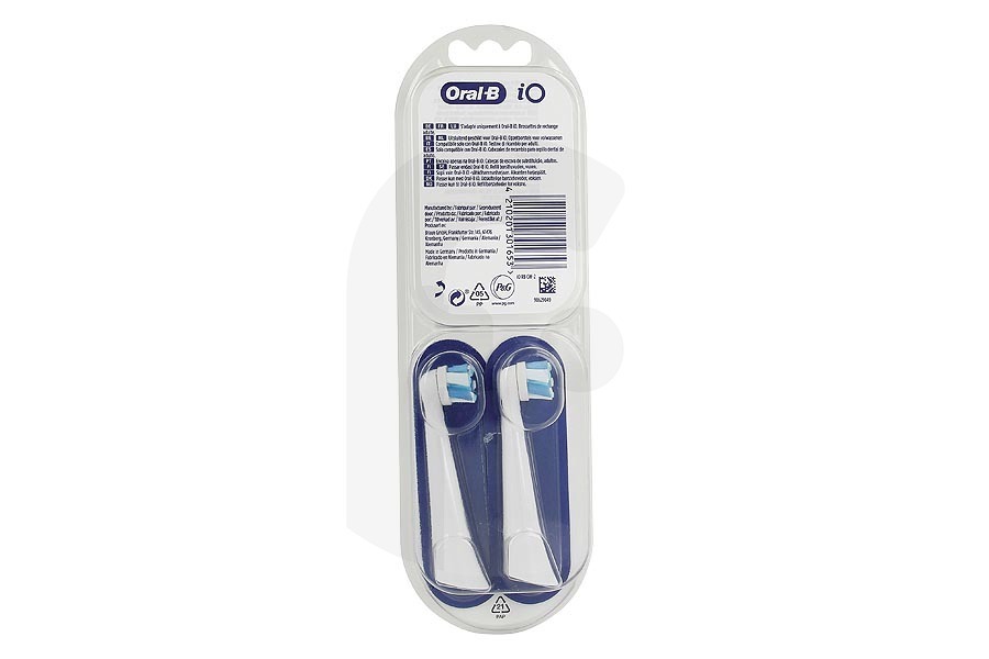 OralB Spazzolino elettrico Oral-B iO Ultimate Clean White 2 pezzi spazzolino elettrico 4210201301653