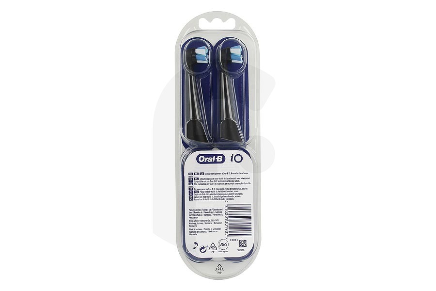 OralB Spazzolino elettrico Oral-B iO Ultimate Clean Black 4 pezzi spazzolino elettrico 4210201301905
