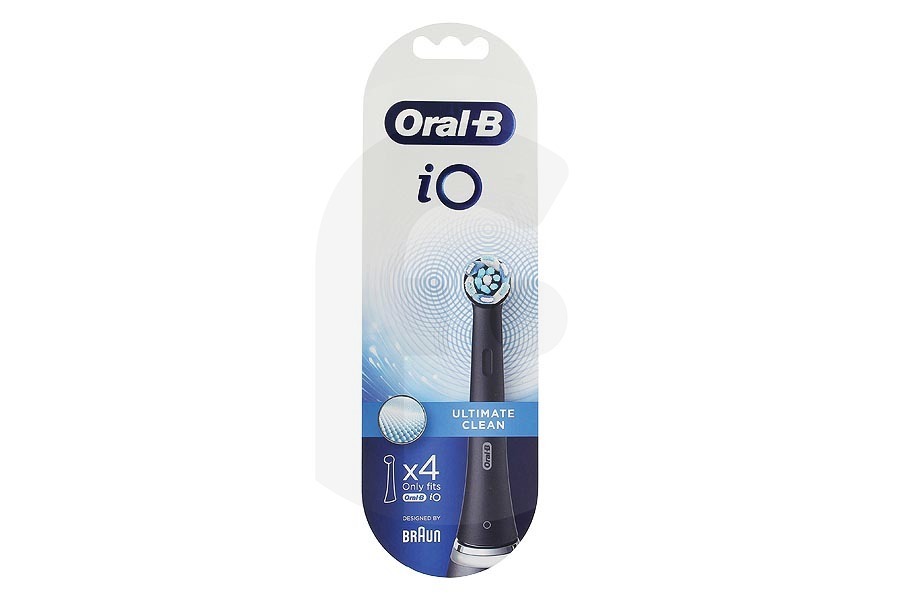 OralB 8700216196161 Spazzolino elettrico Oral-B iO Ultimate Clean Black 4 pezzi spazzolino elettrico 4210201301905 adatto a tra cui Oral B iO