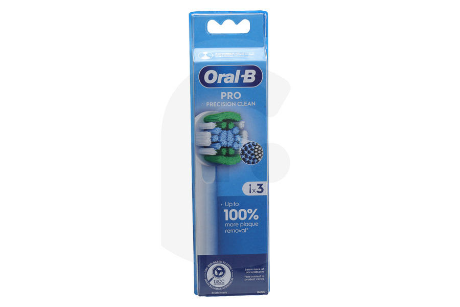 OralB 8006540894361 Spazzolino elettrico OralB Testine Oral-B Precision Clean 3 pezzi Spazzolino da denti adatto a tra cui Spazzolini da denti Oral-B
