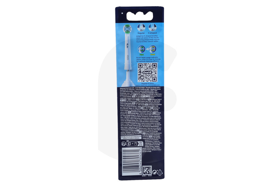 OralB  OralB Testine Oral-B Precision Clean 3 pezzi Spazzolino da denti