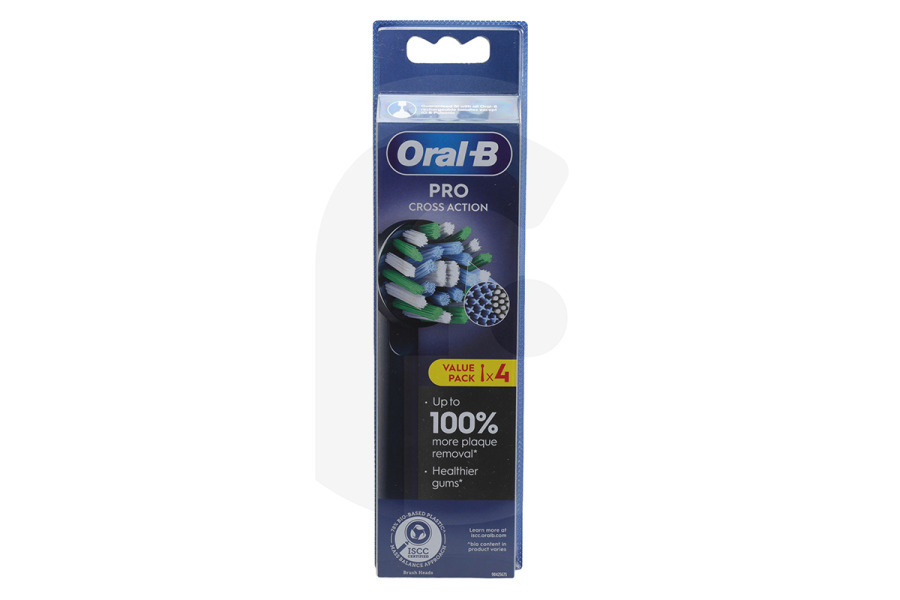 OralB Spazzolino elettrico OralB Oral-B Cross Action 4 pezzi 8006540893470 Spazzolino da denti adatto a tra cui Spazzolini da denti Oral-B