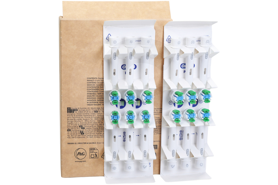 OralB Cepillo de dientes eléctrico OralB set de cepillos de dientes Precision Clean blanco 12 unidades para cuidado personal ORB855683 apto para entre otros Cepillos de dientes Oral-B