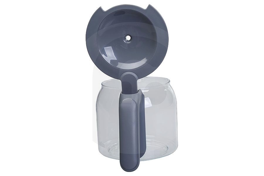 Braun Macchina del caffè Braun caraffa del caffè (caffettiera, caraffa in vetro) incl. coperchio macchina da caffè 7313211114