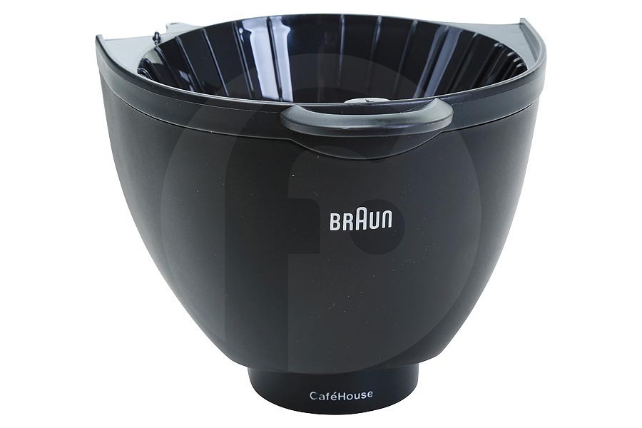 Braun Macchina del caffè Braun portafiltro (cestello portafiltro) nero macchina del caffe AS00000002 adatto a tra cui 3104KF5601, 3104KF560
