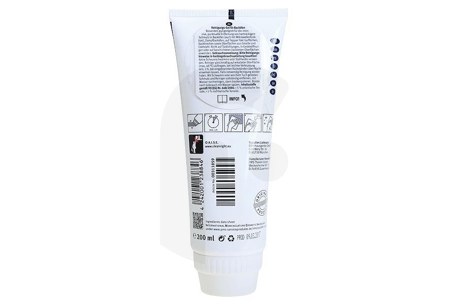Bosch Microonde Gel pulizia per forno 00311859