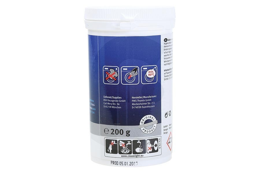 Constructa Lavatrice Detergente (polvere detergente) per elettrodomestici per Bosch, Siemens e altri lavatrice 311925, 00311925