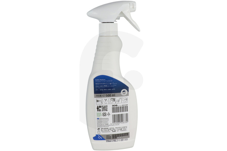Constructa Frigorifero Detergente (agente pulente) 500 ml per Bosch, Siemens e altri frigorifero 312476, 00312476