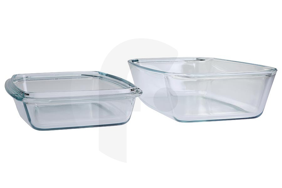 Constructa Backofen Glasbräter (Bratenschale, Dampfschale) inkl. Deckel für u.a. Bosch, Siemens Backofen/Dampfbackofen 17000903
