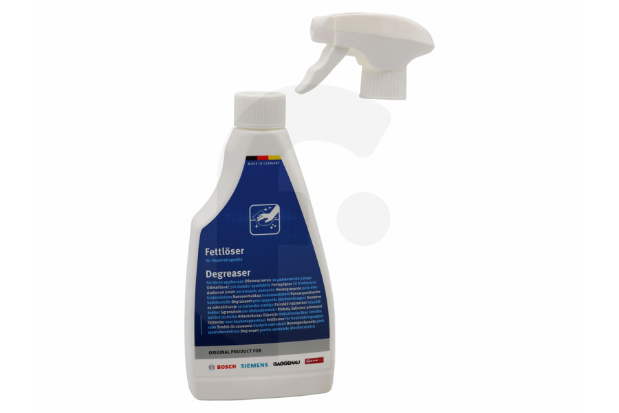 Blaupunkt Microondas Desengrasante en spray 500 ml para Bosch, Siemens y otros 312207, 00312207 apto para entre otros Equipamiento doméstico