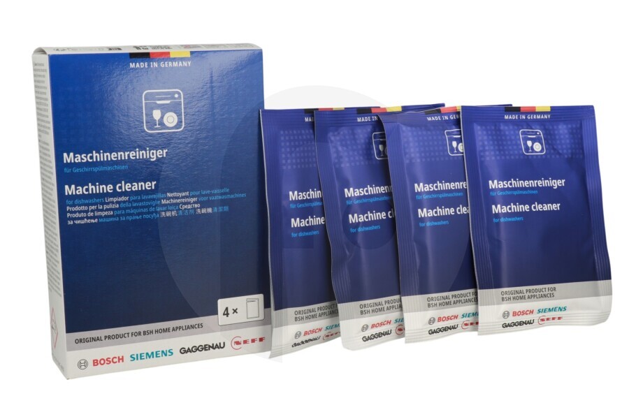 Bosch 312628, 00312628 Lavavajillas Limpiador 4 unidades de 45gr para Bosch, Siemens y otros lavavajillas 312193, 00312193 apto para entre otros Lavaplatos