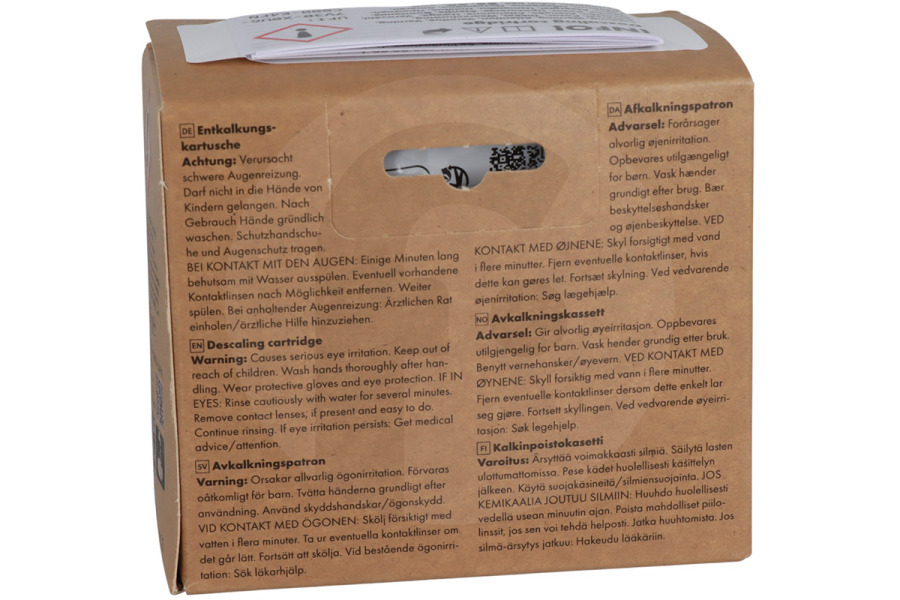 Gaggenau  GA022140 Cartuccia decalcificante per macchina da caffè Gaggenau 00312567