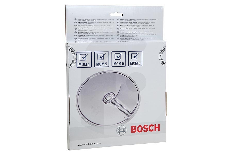 Bosch Küchenmaschine Julienne-Schneidscheibe MUZ45AG1 für u.a. Bosch, Siemens Küchenmaschine