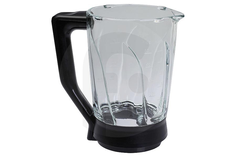 Bosch Frullatore Caraffa frullatore in vetro (bicchiere miscelatore, caraffa miscelatrice) escl. lama per Bosch, Siemens e altri frullatore 11039722