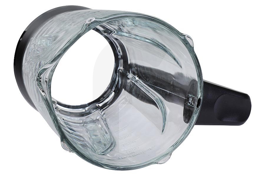 Bosch Frullatore Caraffa frullatore in vetro (bicchiere miscelatore, caraffa miscelatrice) escl. lama per Bosch, Siemens e altri frullatore 11039722