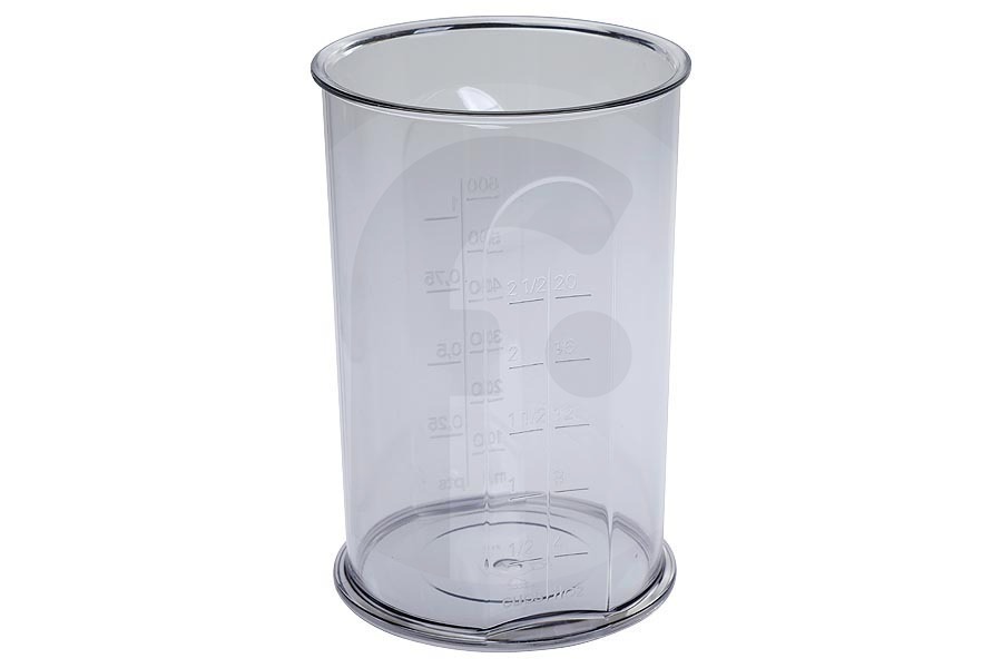 Bosch Robot de cocina Vaso dosificador (taza medidora) para Bosch, Siemens y otros batidora de mano 657243, 00657243 apto para entre otros MFQ3648001, MSM6714001
