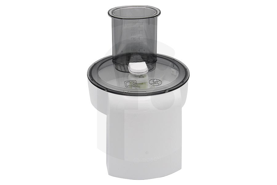 Siemens 653187, 00653187 Robot de cocina Tapa (cubierta) del tazón para mezclar robot de cocina 00653187 apto para entre otros MUM5424002, MUM52E3203