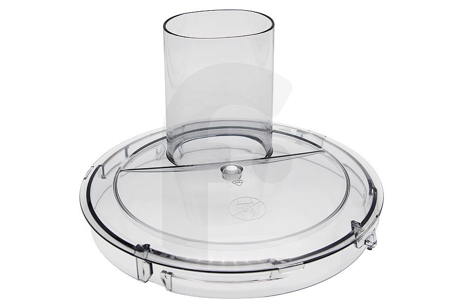 Bosch Robot de cocina Tapa (tapa) del recipiente excluido empujador para Bosch, Siemens y otros robot de cocina 641662, 00641662 apto para entre otros MCM5525, MK55100, MCM5540