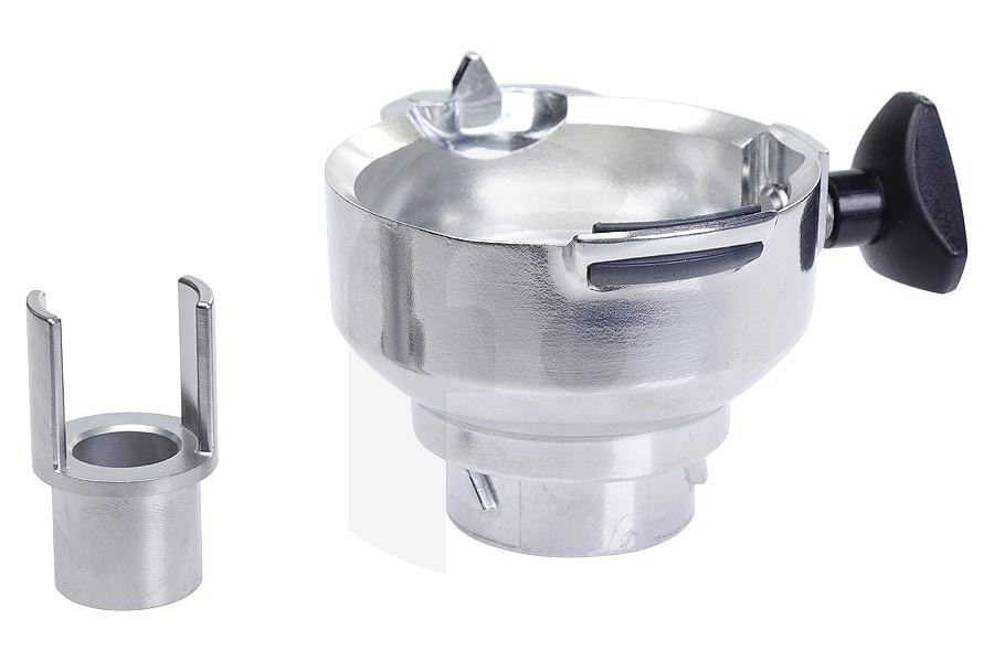 Siemens Robot de cocina Adaptador picadora de carne para Bosch, Siemens y otros robot de cocina 10012938 apto para entre otros MaxxiMUM