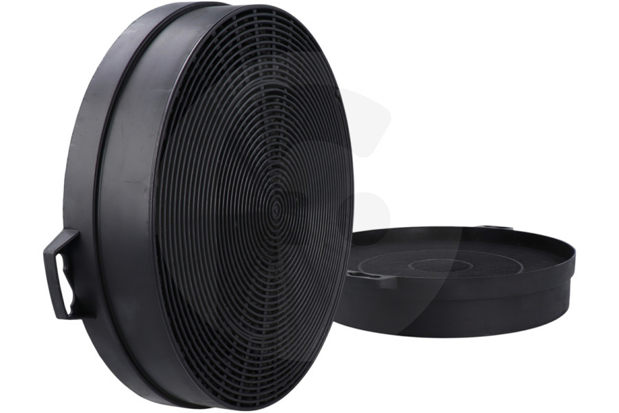 Constructa Campana extractora Filtro de carbón circular ⌀ 20cm 2 piezas Campana extractora 00353121