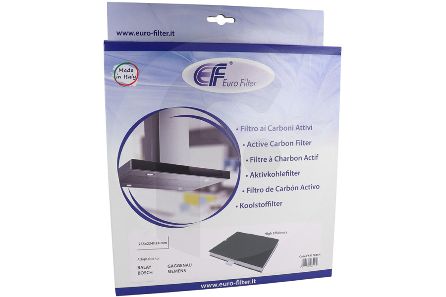 Constructa Cappa aspirante Fiyo Filtro al carbone per Bosch, Siemens cappa LZ51351