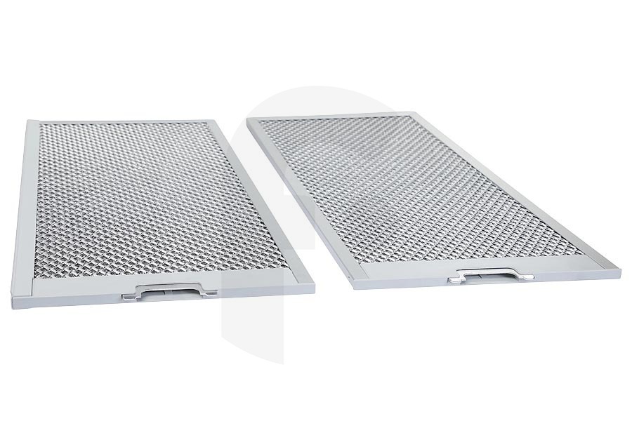 Bosch Dunstabzugshaube Fettfilter (Metallfilter, Aluminiumfilter) 530x206mm 2 Stück für u.a. Bosch, Siemens Dunstabzugshauben 460007, 00460007
