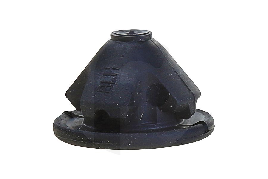 Bosch Campana extractora Mecanismo de bloqueo (pestillo) de goma para revestimiento (marco) para Bosch, Siemens y otros campana extractora 625595, 00625595 apto para entre otros LF959RA50, DID09T855