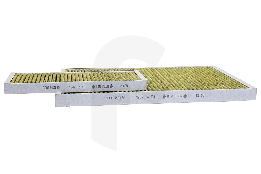 Bosch Campana extractora Filtro de carbón (filtro de recirculación) Clean Air Plus 2 unidades para Bosch, Siemens y otros campana extractora 11041790