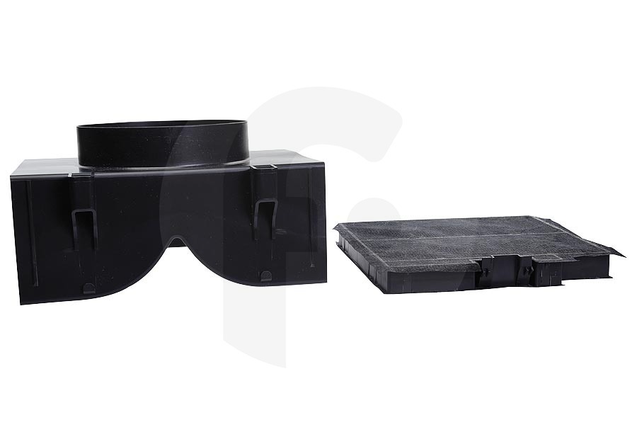 Constructa Cappa aspirante Kit di ricircolo (kit di conversione) incl. filtro a carbone CleanAir per Bosch, Siemens e altri cappa aspirante 17006791