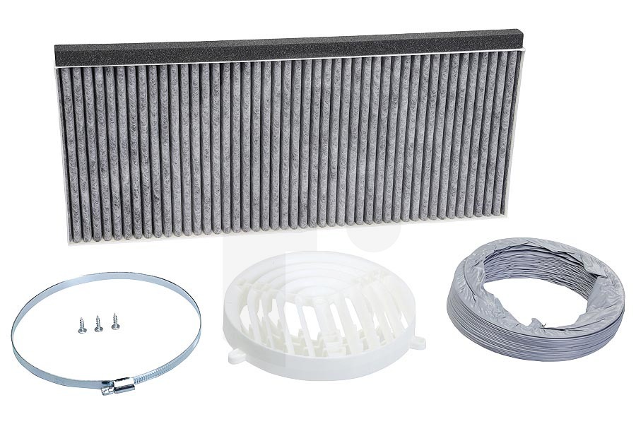 Blaupunkt 17006838 Campana extractora Bosch LZ45450 Juego de recirculación 17002002 Campana extractora apto para entre otros DFL064A50, DFM063W50B, LI64LA520
