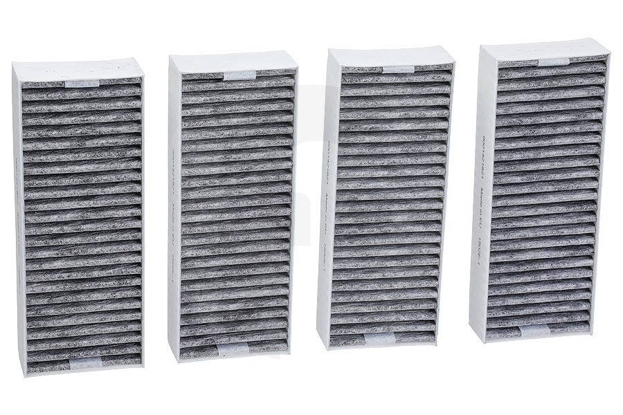 Siemens 17007412 Campana extractora Filtro de carbón (filtro antiolor) del sistema de aspiración para Bosch, Siemens y otros placa de cocción 17004805, HEZ9VRCR0 apto para entre otros PIE601B15E, PIE695B15E, PXX875D67E