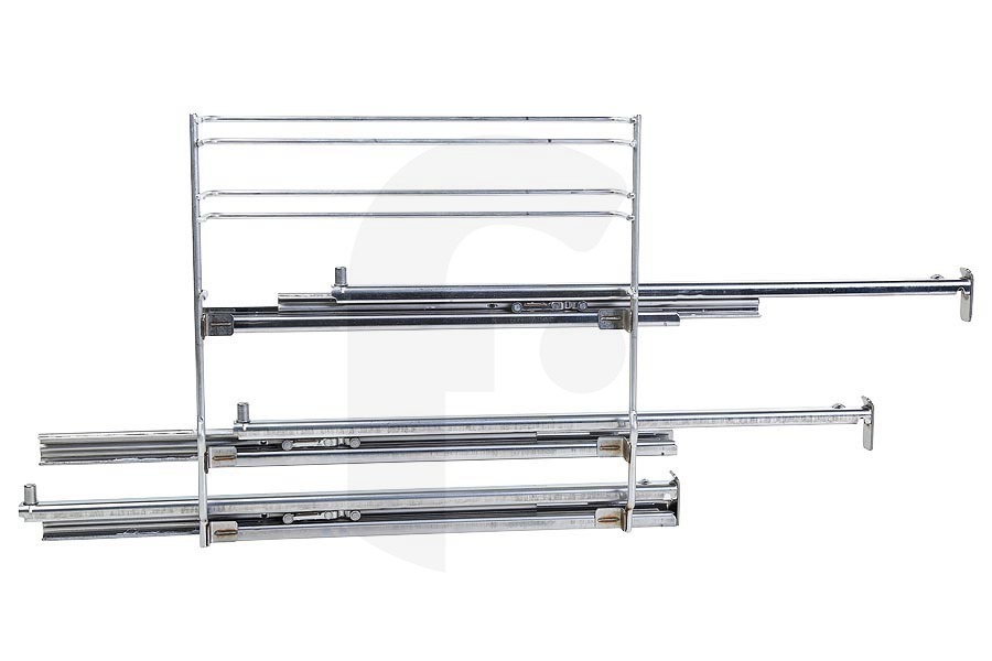 Bosch Piano cottura & Piastra da cucina Guide allungabili (telescopiche) a 3 parti sinistra e destra per forno Bosch, Siemens e altri 17007521