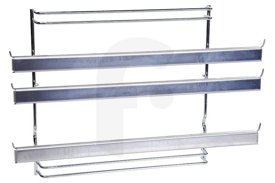 Blaupunkt Horno Guía extraíble (telescópica) de 3 piezas izquierda para Bosch, Siemens y otros horno 682442, 00682442 apto para entre otros HBA23BN61, HB65GB540F, HB11AB520