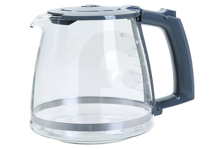 Siemens 658581, 00658581 Krups caffettiera (caraffa in vetro) incl. coperchio nera 00658581 adatto a tra cui TC3A0307, TC3A0107, TC3A0303