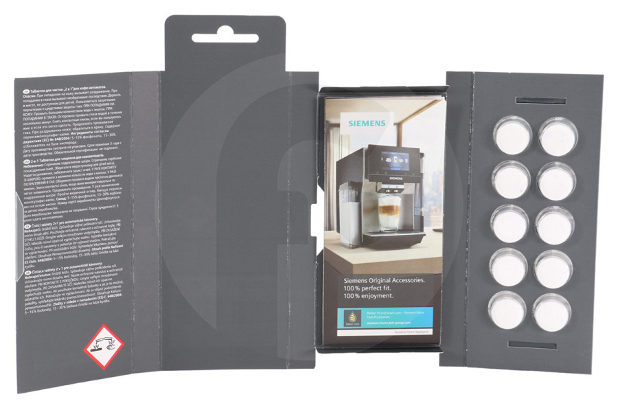 Siemens Macchina del caffè Set di pulizia (kit di manutenzione) per Bosch, Siemens e altri macchina da caffè 312291, 00312291, TZ80003A