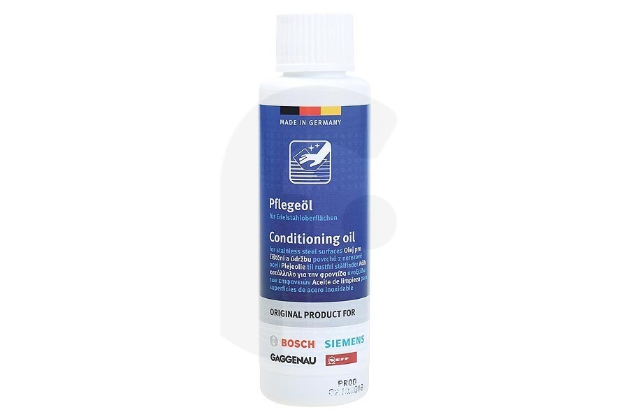 Blaupunkt 311945, 00311945 Campana extractora Aceite de mantenimiento 100 ml para superficies de acero inoxidable Bosch, Siemens 311567, 00311567 apto para entre otros Superficies de acero inoxidable