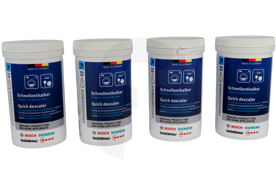 Bosch  Y188312331 Decalcificante Rapido 4x250g per lavatrice Bosch 00312331