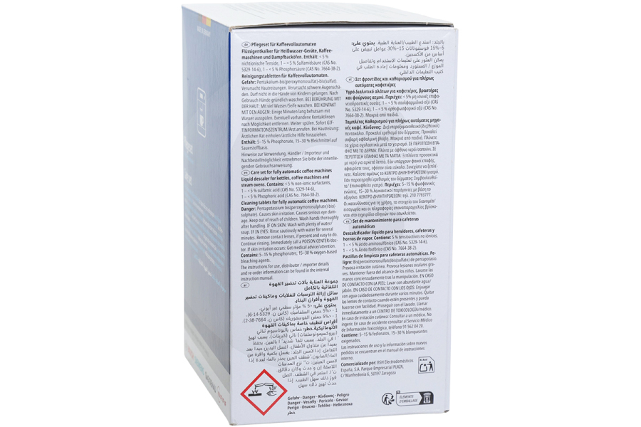 Bosch Macchina del caffè Bosch 312015 00312015 Decalcificante 4x 250ml 10 Caffettiera