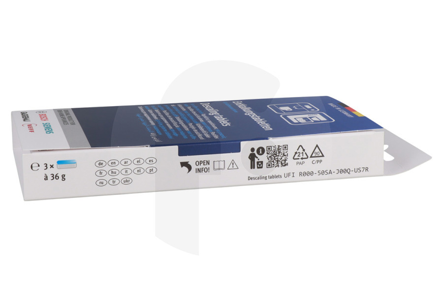 Profilo Macchina del caffè TCZ8002 Pastiglie decalcificazione (2 in 1 modalità, 3 compresse) per macchina da caffè 311819, 00311819