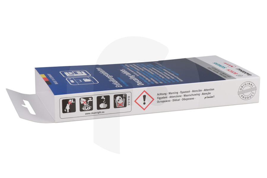 Profilo Macchina del caffè TCZ8002 Pastiglie decalcificazione (2 in 1 modalità, 3 compresse) per macchina da caffè 311819, 00311819