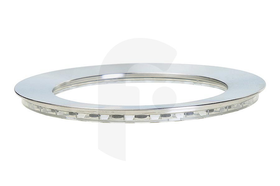 Bosch Macchina del caffè Anello (anello di controllo) per display touch cromato per Bosch, Siemens e altri forno 10003816