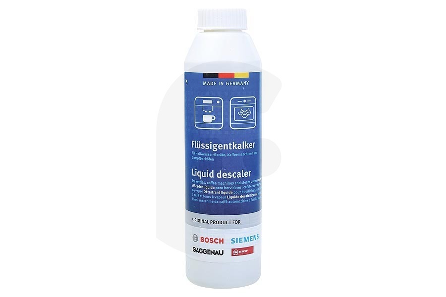 Bosch Cafetera Descalcificador líquido (descalcificador) para Bosch, Siemens y otros cafetera 312010, 00312010 apto para entre otros Hervidores eléctricos, cafeteras y hornos de vapor.