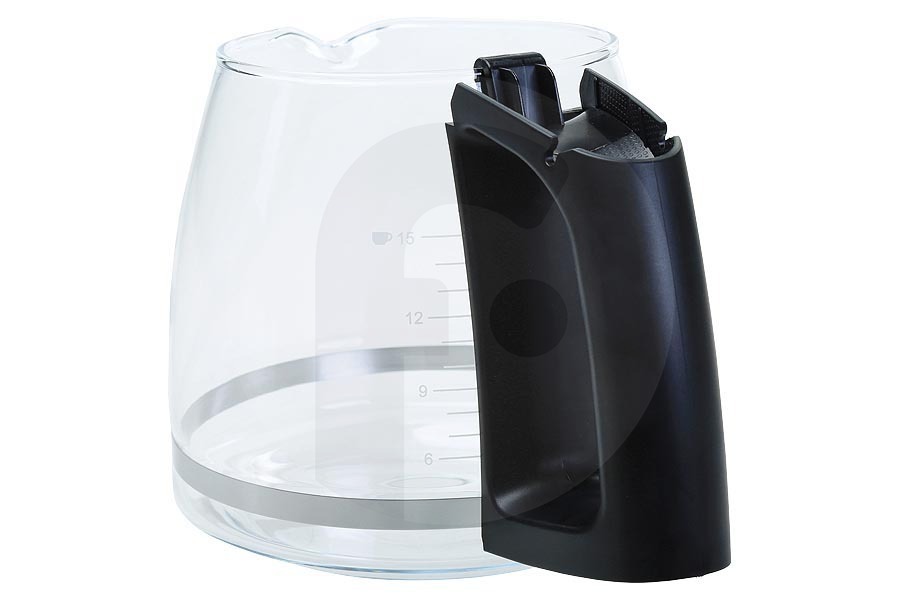 Bosch Macchina del caffè Caffettiera (caraffa in vetro) escl. coperchio per Bosch, Siemens e altri macchina del caffè 12047146