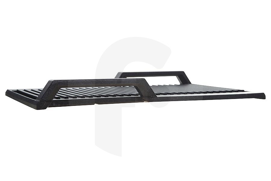 Bosch Piano cottura & Piastra da cucina Piastra griglia con nervature FlexInduction e CombiZone per Siemens, Bosch e altri piano cottura 17000324, HZ390522