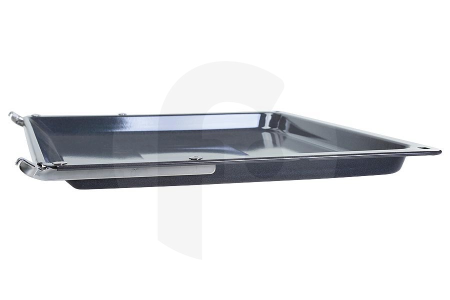 Bosch Backofen Backblech (Auffangschale) mit Gleitschienen, Emaille, für u.a. Bosch, Siemens HZ541000 Backofen 776525, 00776525