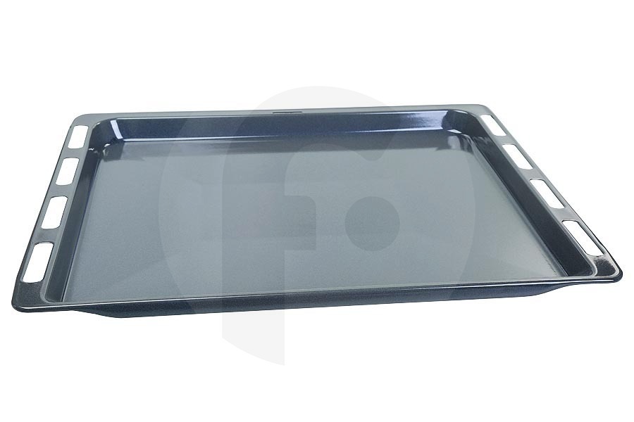 Profilo Horno Bandeja para hornear (plato, bandeja de goteo) esmaltada para Bosch, Siemens y otros horno 17008354 apto para entre otros HS12021FV03, HR725220N06