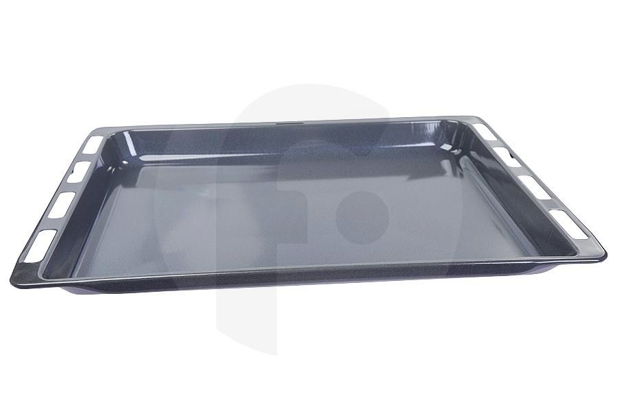 Blaupunkt 742586, 00742586 Horno Bandeja para hornear (plato, bandeja de goteo) esmaltada para Bosch, Siemens y otros horno 11063361, 0011063361, HEZ432002 apto para entre otros HC422213U05, HC74452306