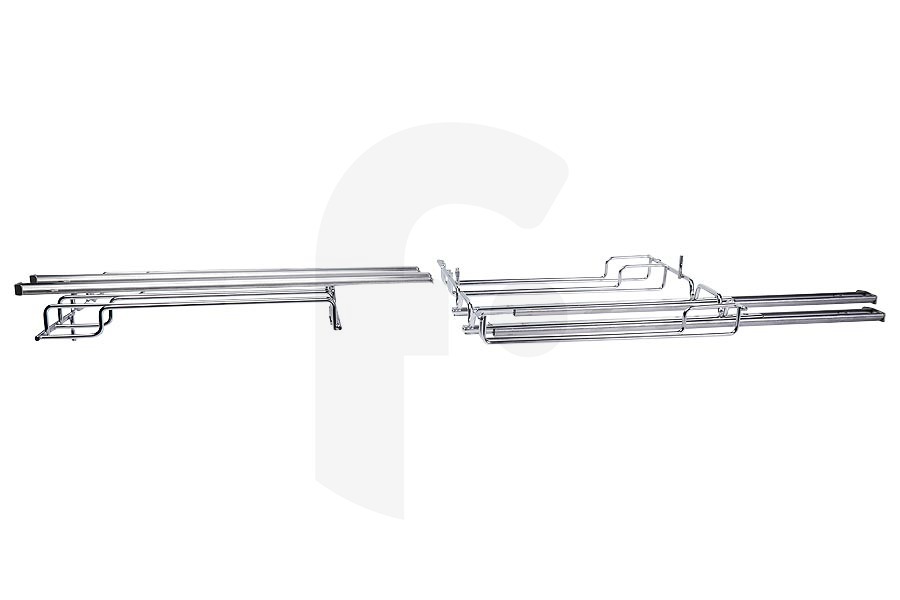 Bosch Forno Guide allungabili (telescopiche) a 2 parti sinistra e destra per forno Bosch, Siemens e altri 17001568, CZ11TE25X0
