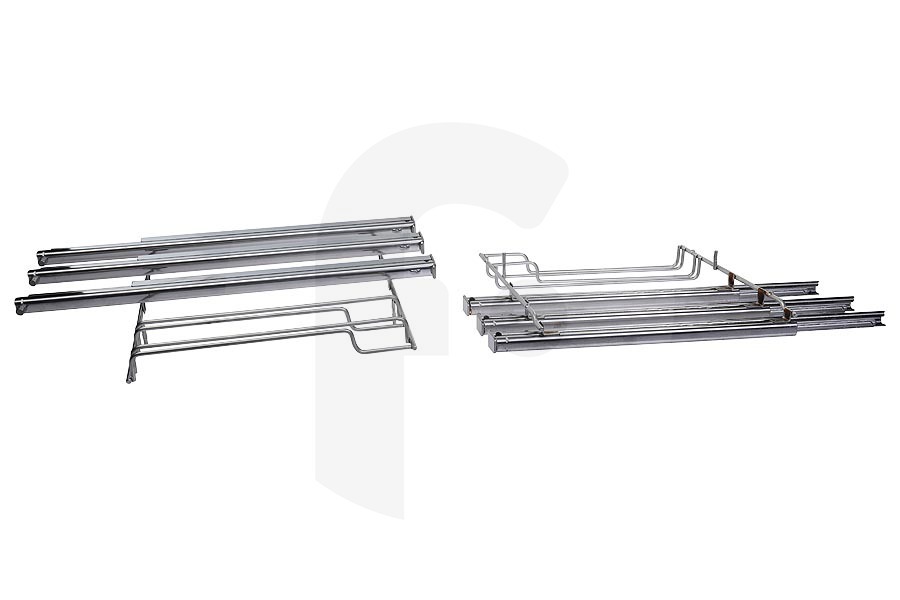 Bosch Forno Guide estraibili (telescopiche) 3 parti sinistra/destra per Bosch, Siemens e altri forno 11049024, HZ638300